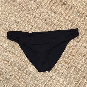 Strappy Black Roxy Bikini Bottoms